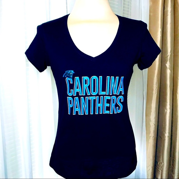 NFL Carolina Panthers Game day cotton blend graphic t shirt black M NWOT - Picture 3 of 6